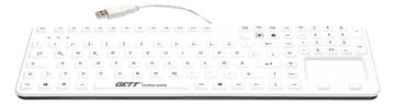 GETT CleanType Prime Panel+ - Tastatur - mit Touchpad - TL: Deutsch, QWERTZ von LumaTech
