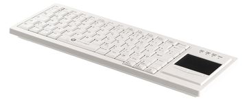 GETT CleanType Xtra Touch - Tastatur - mit Touchpad - TL: Deutsch, QWERTZ - Weiß von LumaTech