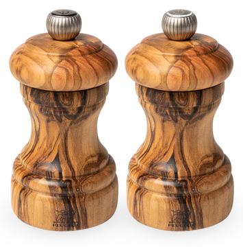 Peugeot Saveurs Bistro Pfeffer- und Salzmühle 10 cm Duo Olivenholz von LumaTech