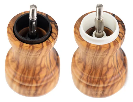 Peugeot Saveurs Bistro Pfeffer- und Salzmühle 10 cm Duo Olivenholz, Ansicht 4