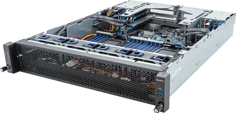 Giga Computing GigaByte Barebone E283-S90-AAV1 - Server-Barebone - DDR5, Ansicht 2
