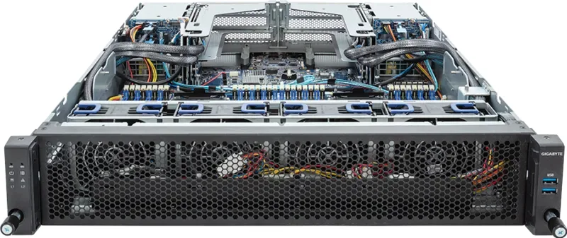 Giga Computing GigaByte Barebone E283-S90-AAV1 - Server-Barebone - DDR5, Ansicht 3