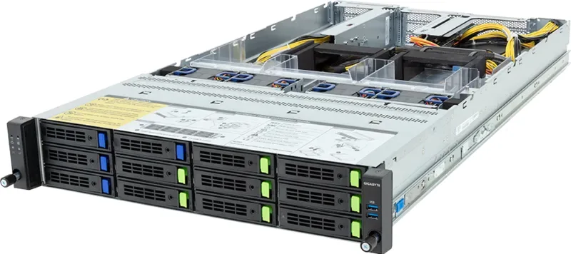 Giga Computing R283-ZF0-AAL1 - rev 3.x - AMD EPYC - Server - AMD EPYC, Ansicht 2