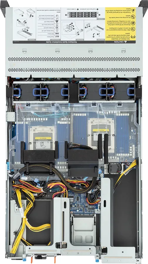 Giga Computing R283-ZF0-AAL1 - rev 3.x - AMD EPYC - Server - AMD EPYC, Ansicht 4