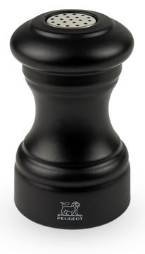 Peugeot Saveurs BISTRO Salzstreuer Buchenholz schwarz matt 9 cm von LumaTech
