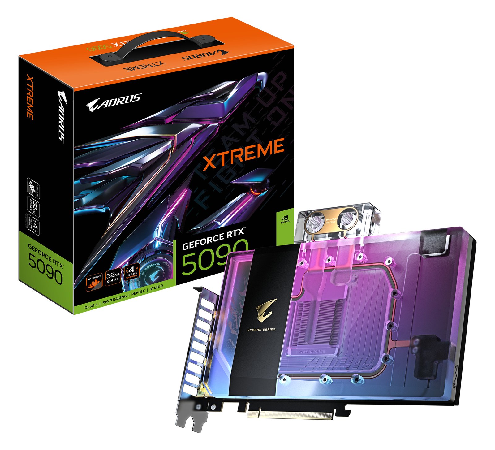 Gigabyte AORUS GeForce RTX 5090 XTREME WATERFORCE WB 32G