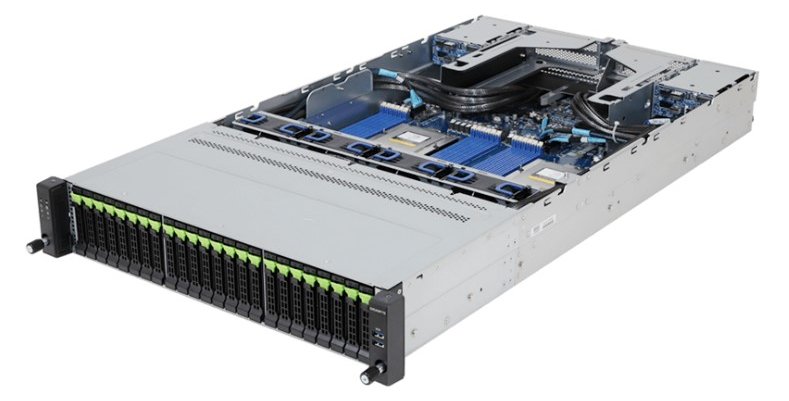 Gigabyte Barebone R283-Z96-AAE1 Rev. 1.x Rack Server Dual Sockel SP5 - Server - AMD EPYC