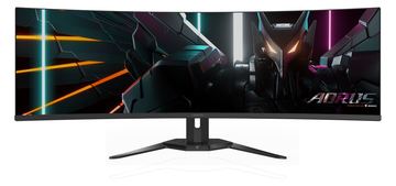 Gigabyte Dis 49 GBT AORUS CO49DQ DQHD 144hz OLED von LumaTech
