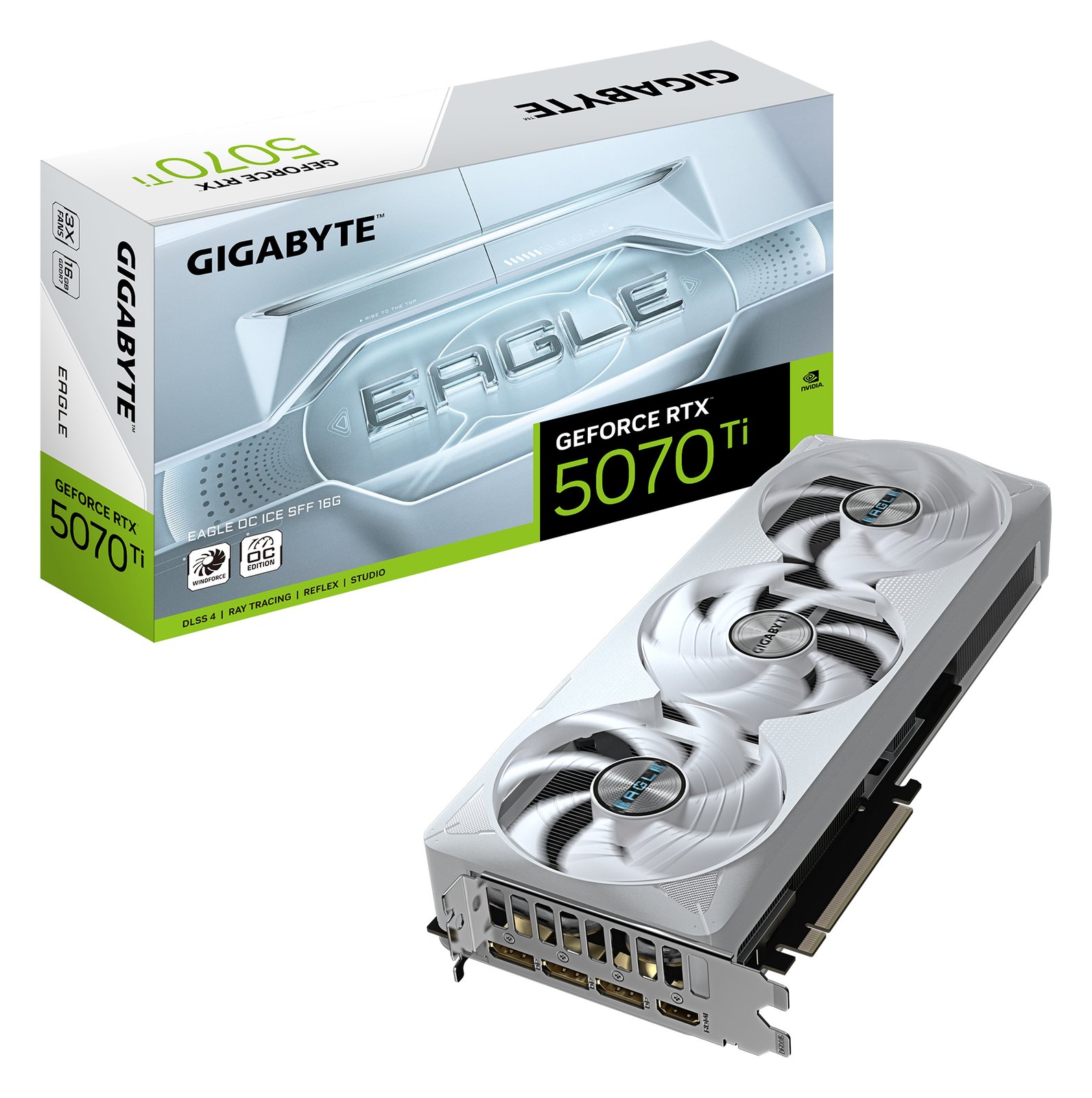 Gigabyte GeForce RTX 5070 Ti EAGLE OC ICE SFF 16G