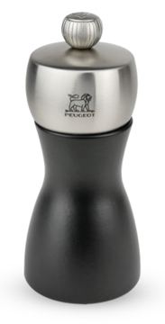 Peugeot Saveurs Fidji Salzmühle Buchenholz matt schwarz 12 cm von LumaTech