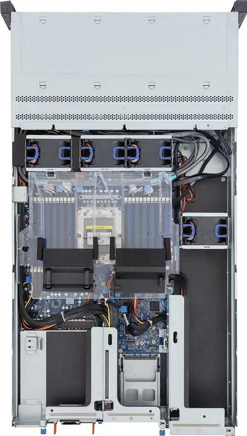 Gigabyte R263-ZG0 AMD EPYC 9005/9004 12x3.5/2.5 2x2700W - Server - Server - AMD EPYC, Ansicht 4
