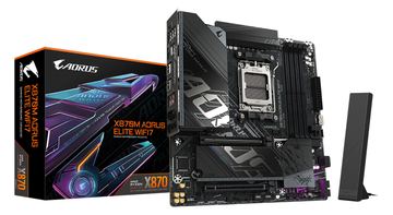 Gigabyte X870M AORUS ELITE WIFI7 mATX Mainboard Sockel AM5 M.2/HDMI/USB4/WIFI/BT -• Micro-ATX Mainboard - Sockel AM5 von LumaTech