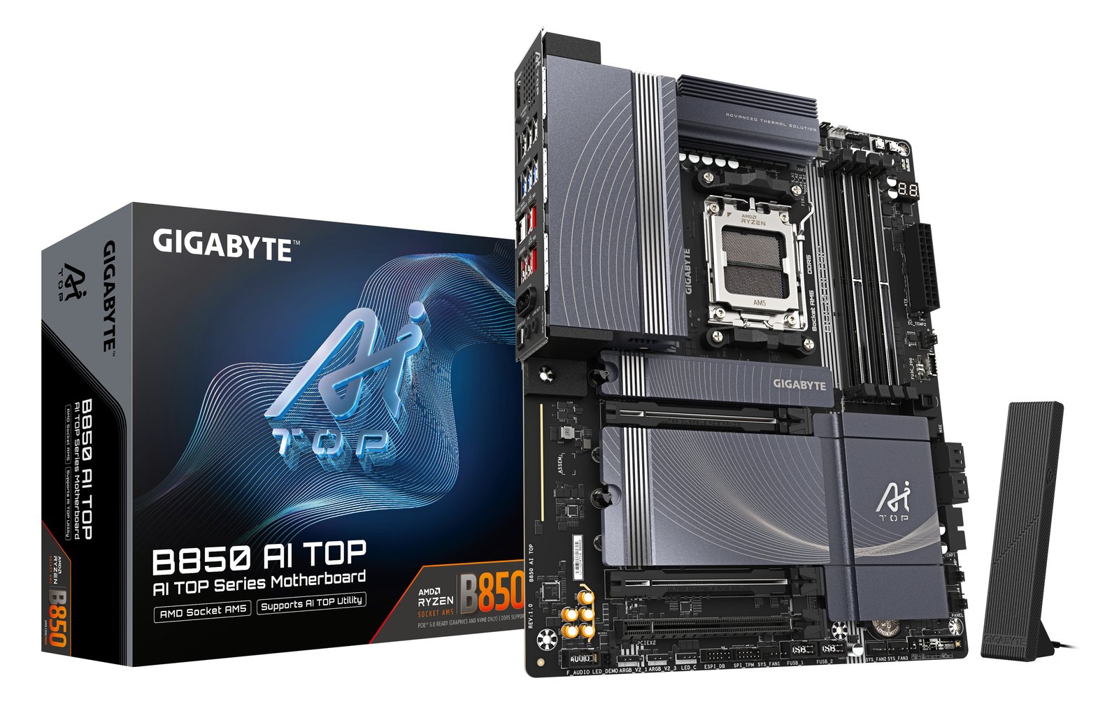 Gigabyte B850 AI TOP - Motherboard - ATX - Socket AM5 - AMD B850 Chipsatz