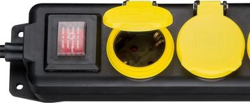 Goobay - Steckdosenleiste - Wechselstrom 230 V - 3680 Watt - Eingabe, Eingang Typ F - Ausgangsanschlüsse: 5 von LumaTech