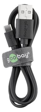 Goobay - USB-Kabel - 24 pin USB-C (M) umkehrbar zu USB (M) von LumaTech