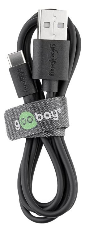 Goobay - USB-Kabel - 24 pin USB-C (M) umkehrbar zu USB (M)
