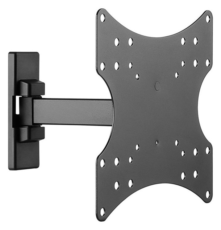 Goobay 49713 - 106,7 cm (42 Zoll) - 75 x 75 mm - 200 x 200 mm - 0 - 10° - Stahl - Schwarz