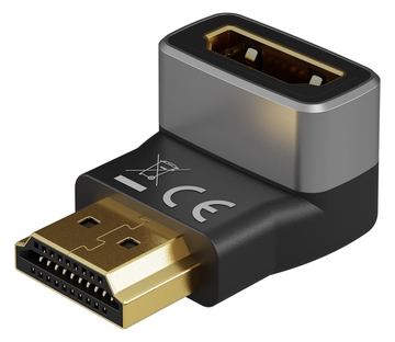 Goobay 72011 - Adapter HDMI Stecker/Buchse 8K 60 Hz 270° vertikal - Adapter - Digital/Display/Video von LumaTech