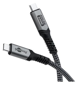 Goobay 74211 - USB 4.0 Kabel 40 Gbit/s 240 W 8K 60Hz - Kabel - Digital/Daten von LumaTech