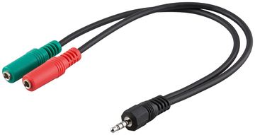 Goobay AVK 417-0030 - Headset-Kabel - Stereo Mini-Klinkenstecker (W) von LumaTech