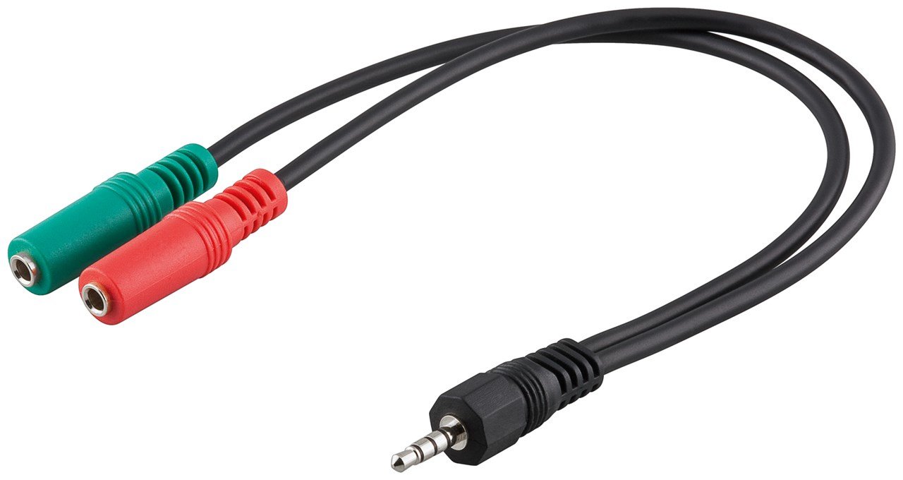 Goobay AVK 417-0030 - Headset-Kabel - Stereo Mini-Klinkenstecker (W)