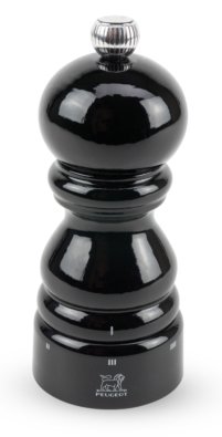 Peugeot Saveurs Paris Pfeffermühle 12 cm uSelect Schwarz Lackiert Holz