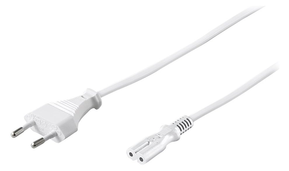 Goobay Stromkabel - Eurostecker (M) bis IEC 60320 C7