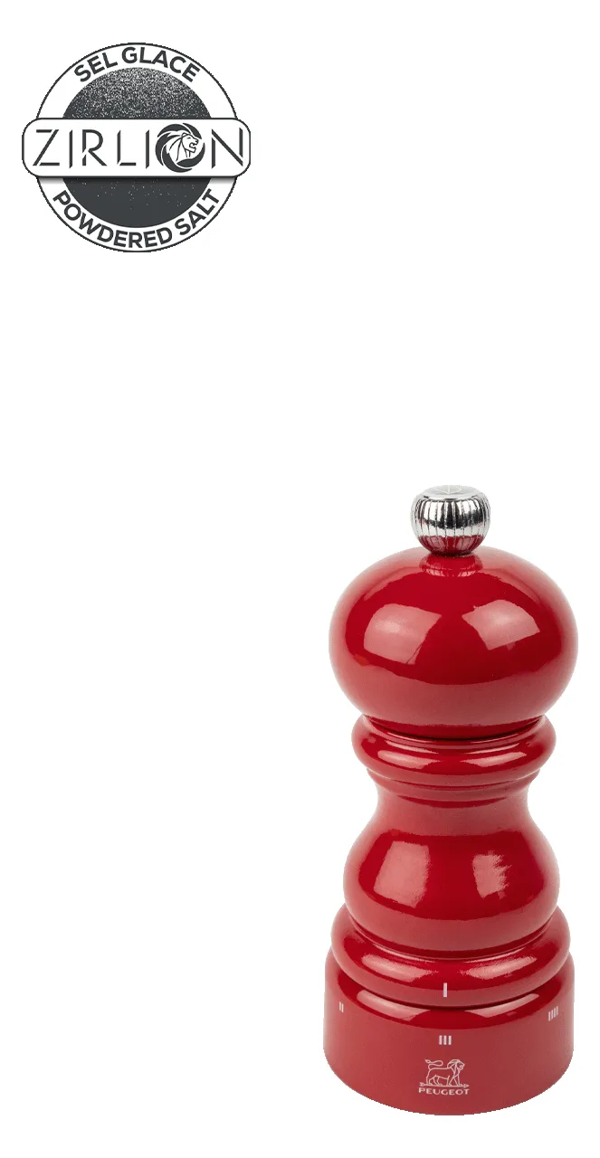 Peugeot Saveurs Paris Salzmühle 12 cm uSelect Z rot lackiert Holz, Ansicht 2