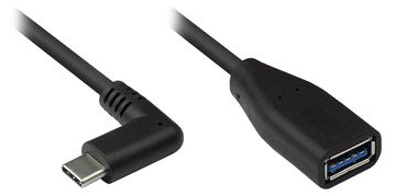 Good Connections 2811-OTGW - 0,1 m - USB C - USB A - USB 3.2 Gen 1 (3.1 Gen 1) - 5120 Mbit/s - Schwarz von LumaTech