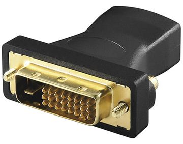 Good Connections Adapter HDMI 19pol Buchse an DVI Stecker - vergoldet von LumaTech