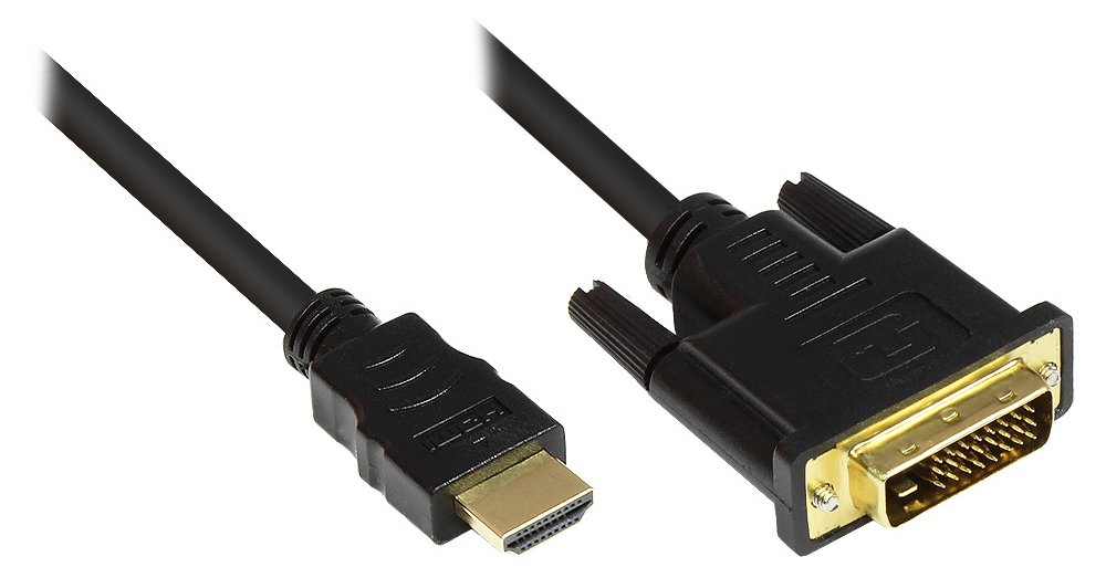 Good Connections Adapterkabel - DVI-D männlich zu HDMI männlich