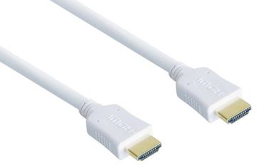 Good Connections Anschlusskabel High-Speed-HDMI-Kabel mit Ethernet - vergoldete Stecker - weiß - 1,5m von LumaTech