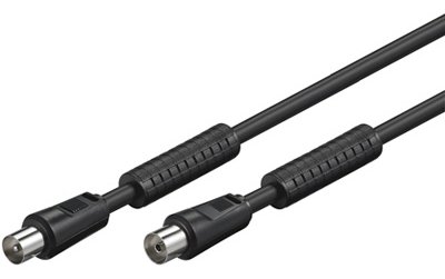 Good Connections Antennenkabel - IEC-Anschluss weiblich zu IEC-Anschluss männlich von LumaTech