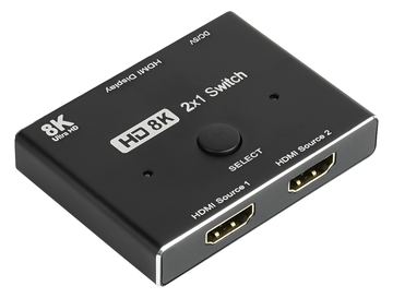 Good Connections HDMI Switcher - HDMI - Schwarz - Metall - 7680 x 4320 - Daten - Gold von LumaTech
