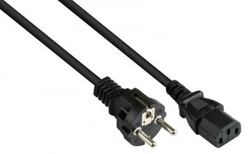 Good Connections P0030-S050 - 5 m - Netzstecker Typ E+F - C13-Koppler - 250 V von LumaTech