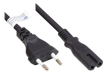 Good Connections P0370-S007 - 0,75 m - Netzstecker Typ C - C7-Koppler - H03VVH2-F - 250 V - 2.5 A von LumaTech
