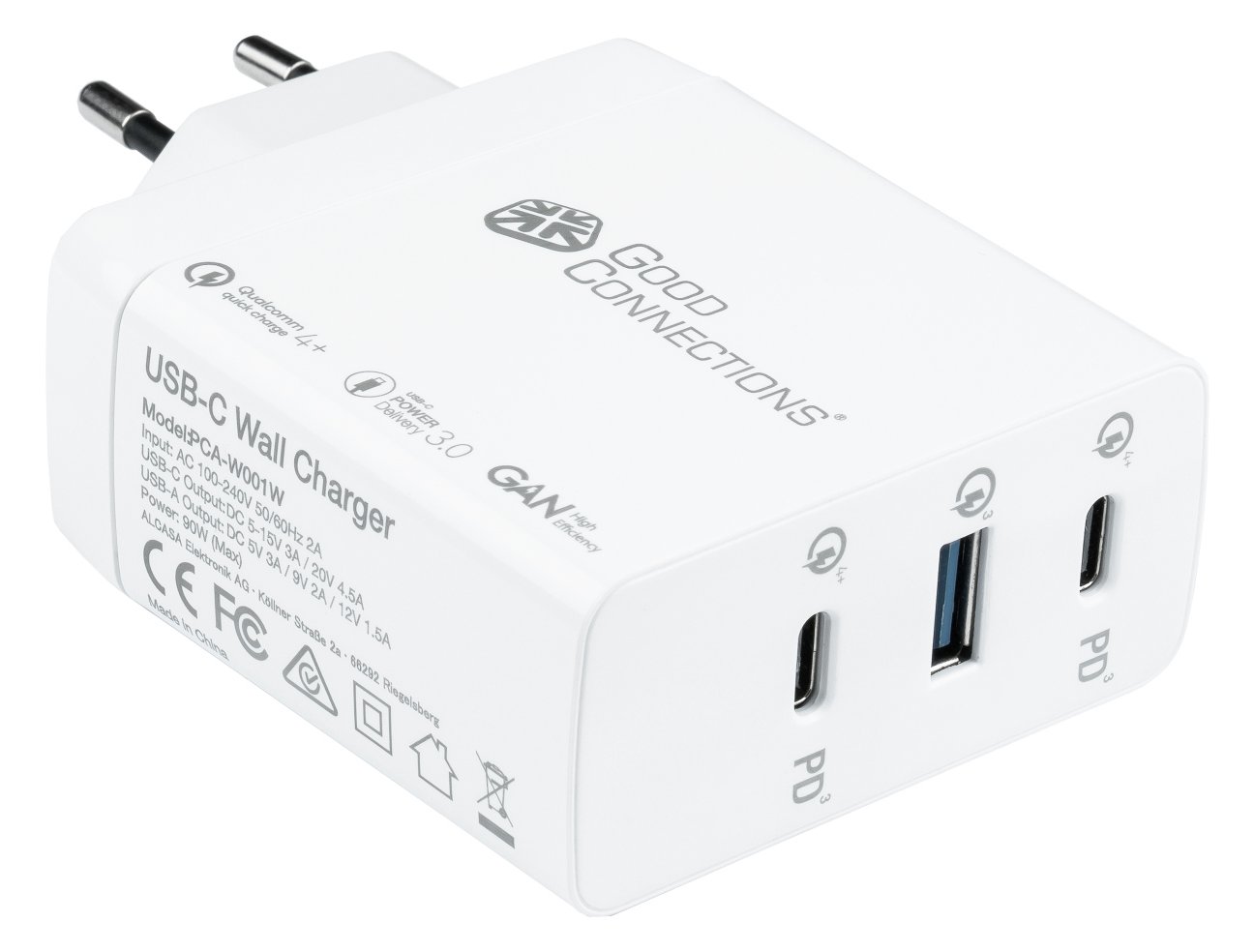 Good Connections PCA-W001W - Indoor - AC - 20 V - Weiß
