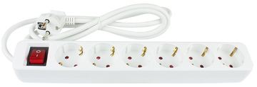Good Connections PS016-W015 - 1,5 m - 6 AC-Ausgänge - Indoor - Type E/F - 1,5 mm² - Polycarbonat (PC) von LumaTech