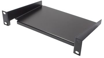 Good Connections Rack - Regal - RAL 9005, Deep Black - 1U - 25.4 cm (10) von LumaTech