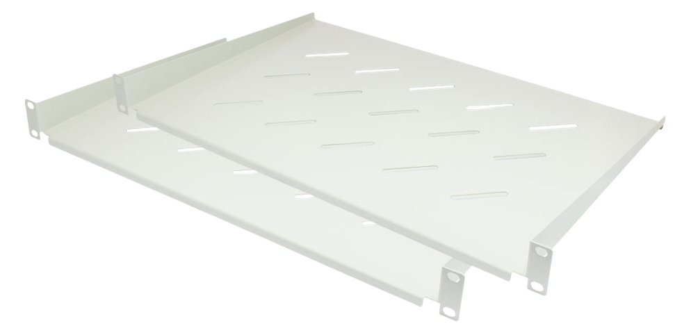 Good Connections Rack - Regal - Vorderseite - Hellgrau, RAL 7035 - 1U - 48.3 cm (19)
