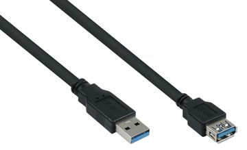 Good Connections UK30P-ASA-050S - 5 m - USB A - USB A - USB 3.2 Gen 1 (3.1 Gen 1) - 5 Gbit/s - Schwarz von LumaTech