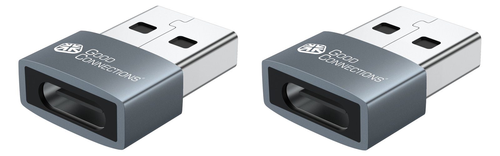 Good Connections USB2.0 Adapter A-St.-USB-C Bu. 2er Set - Kabel-/Adapterset