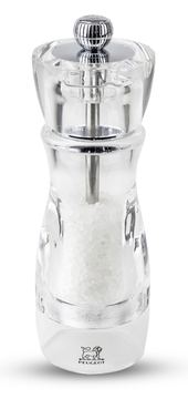 Peugeot Saveurs Peugeot Vittel - Salzmühle - Acryl - Transparent - Weiß - 160 mm von LumaTech