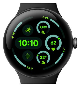 Google Pixel Watch 3 - 45 mm - Aluminium mattschwarz von LumaTech