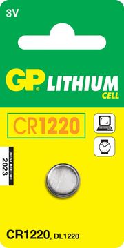 GP Battery CR1220 - Li - 36 mAh von LumaTech