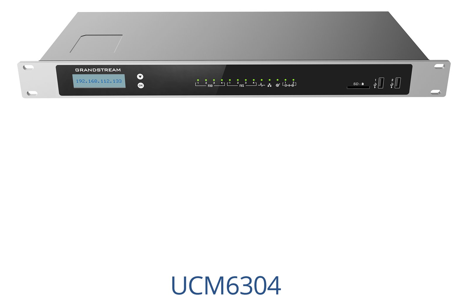 Grandstream UCM6304 - IP-PBX - in Rack montierbar