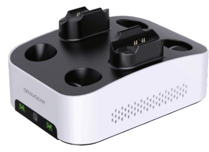 GrauGear Gaming Festplattenge. USB-C m. Dual Ladestation PS5