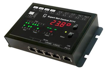 Gude Expert Net Control 2111-1 - Überwachungseinheit für Stromversorgung (DIN-Schienenmontage möglich) von LumaTech