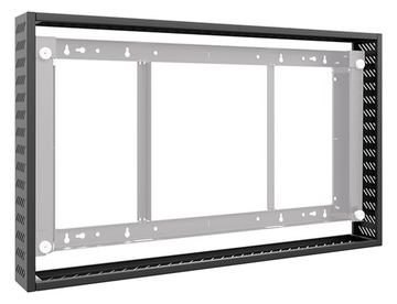 Hagor Montagekomponente (Cover-Set) - für Flachbildschirm - Kunststoff - Schwarz, RAL 9005 - Bildschirmgröße: 139.7 cm von LumaTech