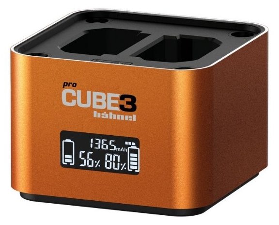 Hähnel Doppelladegerät Pro Cube 3 - Sony mit LCD-Display retail